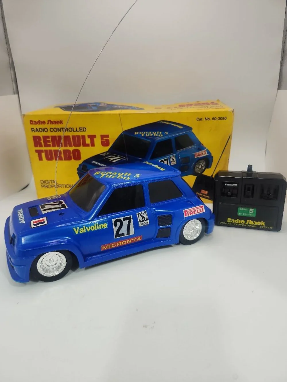 Vintage RC Tandy Renault 5 Turbo Radio Shack 1983 Working
